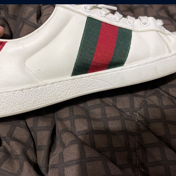 Gucci Men's Ace embroidered "snake" | white |sneaker size 9 - Picture 11 of 12